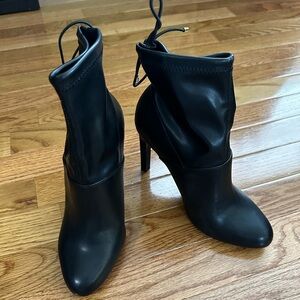 Zara black booties